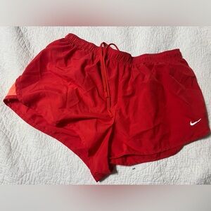 Nike Red Athletic Shorts